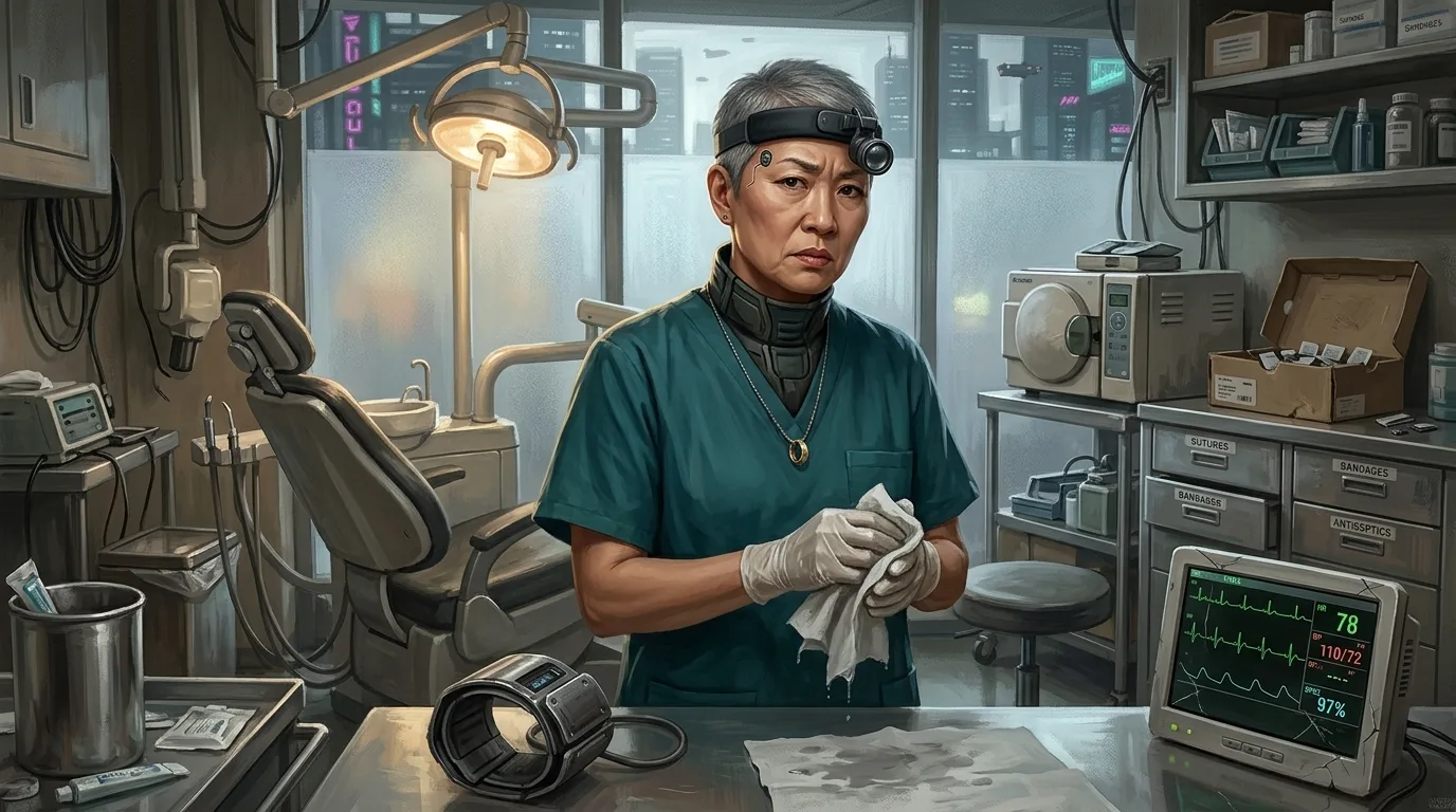 Dr. Esther Kwon in her Koreatown back rooms